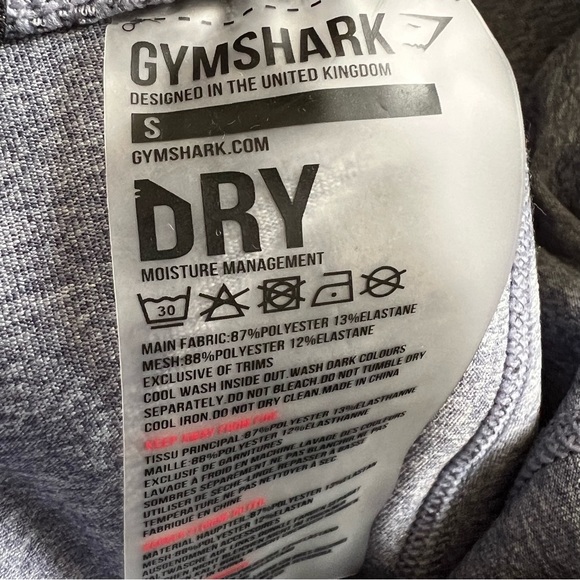 Gymshark Sleek Sculpture 2.0 Mesh Insert Leggings In Blue Steel Gray Siz… - Picture 10 of 14